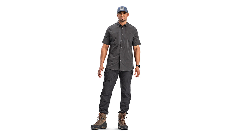 Beretta TKAD Flex Shirt - Men's, Short Sleeve, Black, 2XL, LU951T23340999XXL