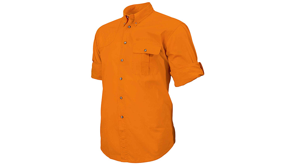 Beretta Tm Roll Up Shirt, Orange - LU222T15340025XXXL