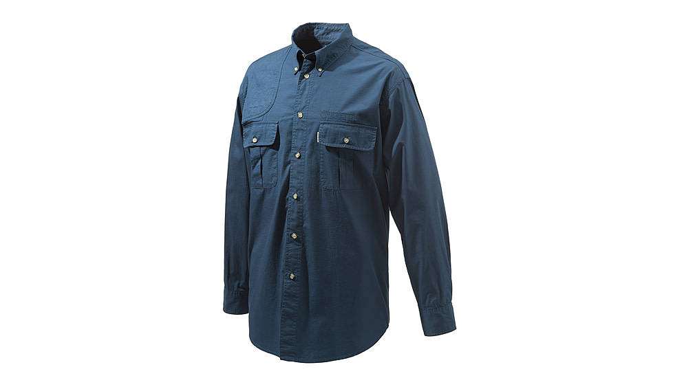 Beretta TM Shooting Shirt L/S, Blue, XXXL, LU15207561053DXXXL