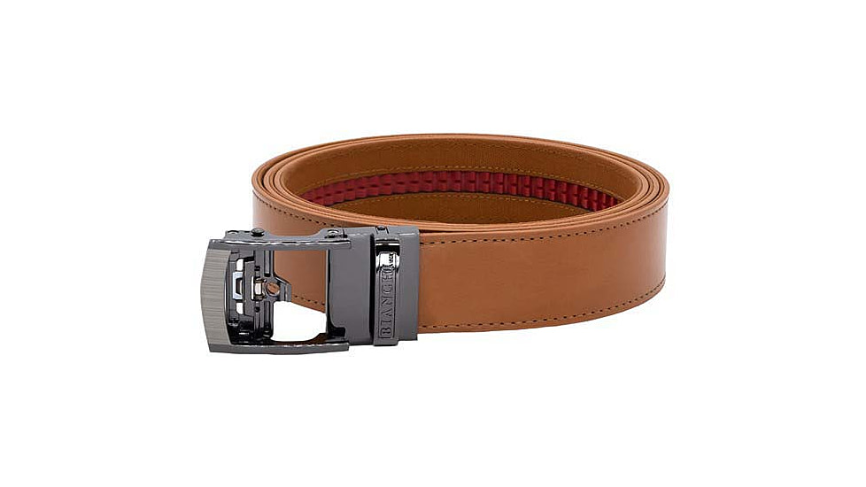 Bianchi Everyday Carry Leather Belt, Adjustable, 1.5in Wide, Buckle Closure, Matte, Tan, NXB-24550