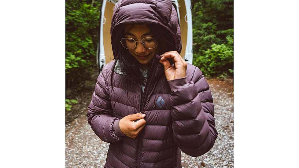 Black Diamond Access Down Hoody - Womens, Fig, Large, AP7440976052LRG1