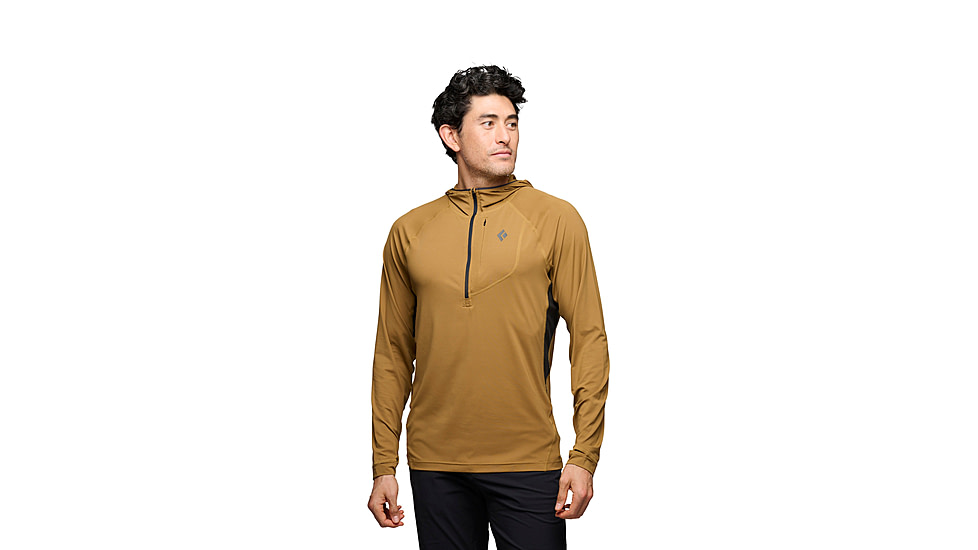 Black Diamond Alpenglow Pro Hoody - Mens, Flax, Small, AP7520932021SML1