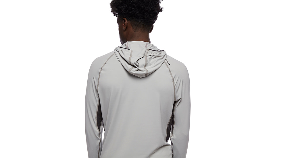 Black Diamond Alpenglow Pro Hoody - Mens, Pewter, Extra Large, AP7520931016XLG1