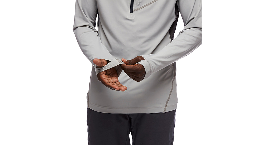 Black Diamond Alpenglow Pro Hoody - Mens, Pewter, Medium, AP7520931016MED1