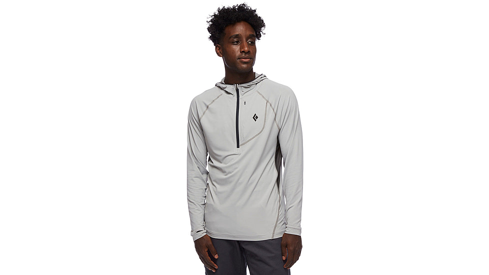 Black Diamond Alpenglow Pro Hoody - Mens, Pewter, Small, AP7520931016SML1