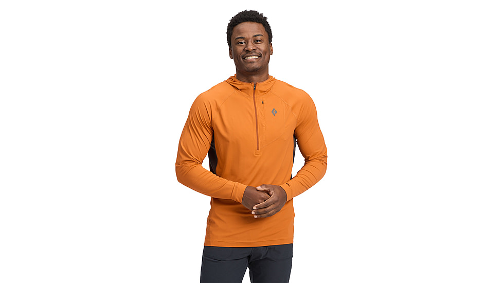 Black Diamond Alpenglow Pro Hoody - Mens, Saffron, Extra Large, AP7520938012XLG1