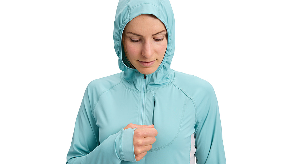 Black Diamond Alpenglow Pro Hoody - Womens, Glacier, Large, AP7520944072LRG1