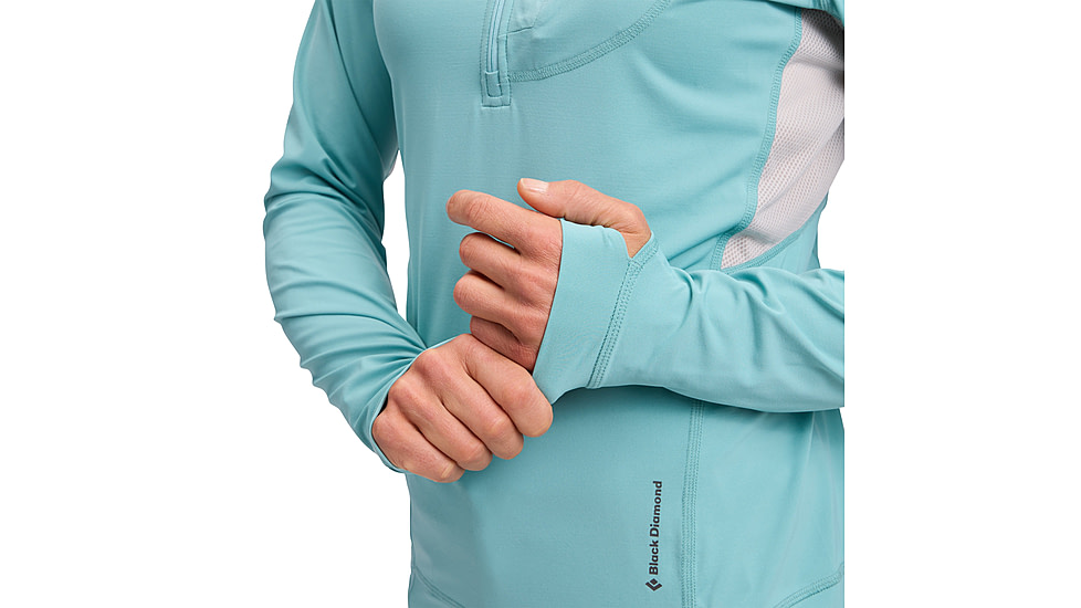 Black Diamond Alpenglow Pro Hoody - Womens, Glacier, Large, AP7520944072LRG1
