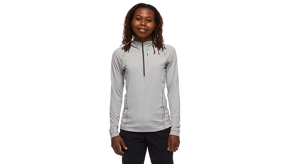 Black Diamond Alpenglow Pro Hoody - Womens, Pewter, Medium, AP7520941016MED1