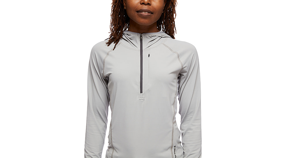 Black Diamond Alpenglow Pro Hoody - Womens, Pewter, Medium, AP7520941016MED1