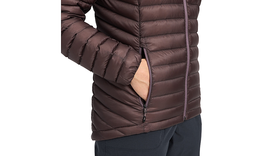 Black Diamond Approach Down 1.0 Hoody - Womens, Dark Mauve, Large, AP7440936048LRG1