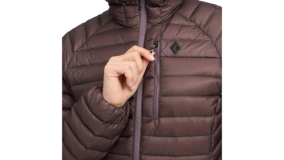 Black Diamond Approach Down 1.0 Hoody - Womens, Dark Mauve, Large, AP7440936048LRG1