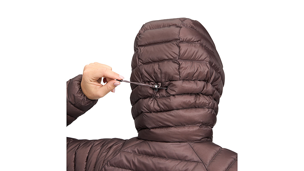 Black Diamond Approach Down 1.0 Hoody - Womens, Dark Mauve, Large, AP7440936048LRG1