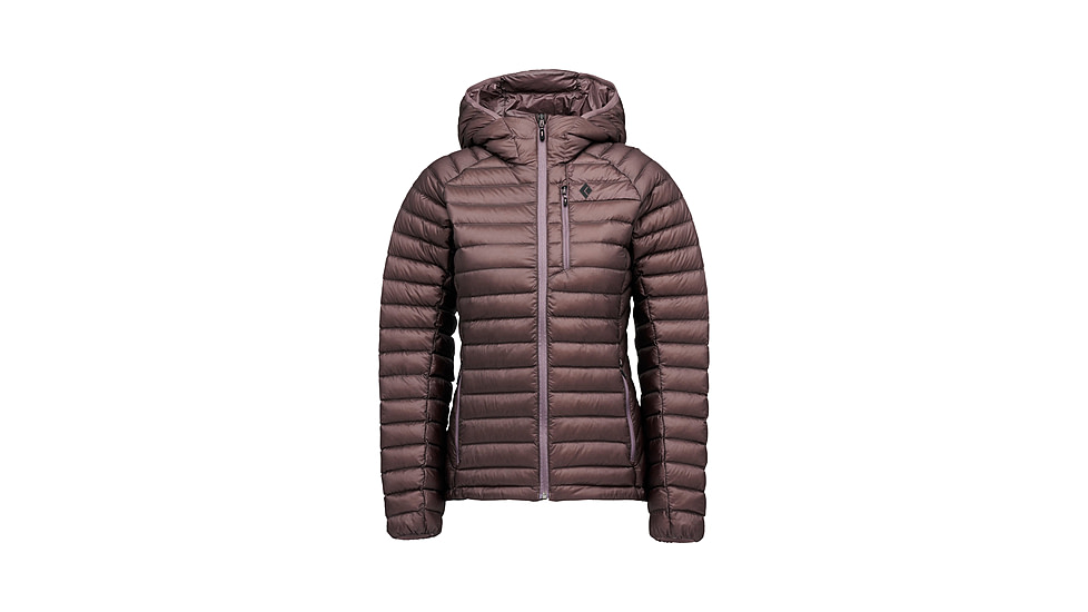 Black Diamond Approach Down 1.0 Hoody - Womens, Dark Mauve, Large, AP7440936048LRG1