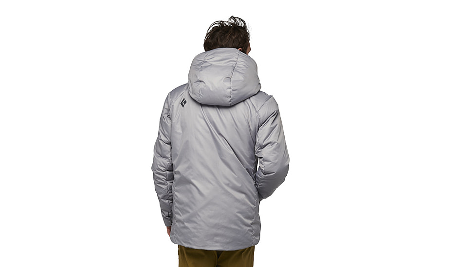 Black Diamond Belay Parka - Mens, Pewter, Extra Large, AP7440051016XLG1