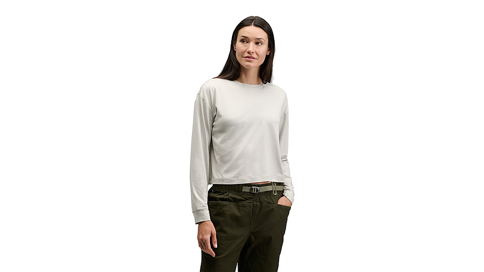 Black Diamond Circuit Long Sleeve Tee - Womens, Alloy, Extra Small, AP7520171000XSM1