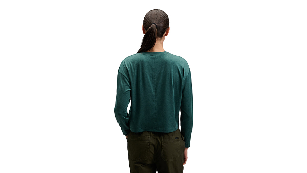 Black Diamond Circuit Long Sleeve Tee - Womens, Deep Woods, Large, AP7520173062LRG1