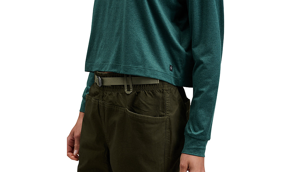 Black Diamond Circuit Long Sleeve Tee - Womens, Deep Woods, Large, AP7520173062LRG1