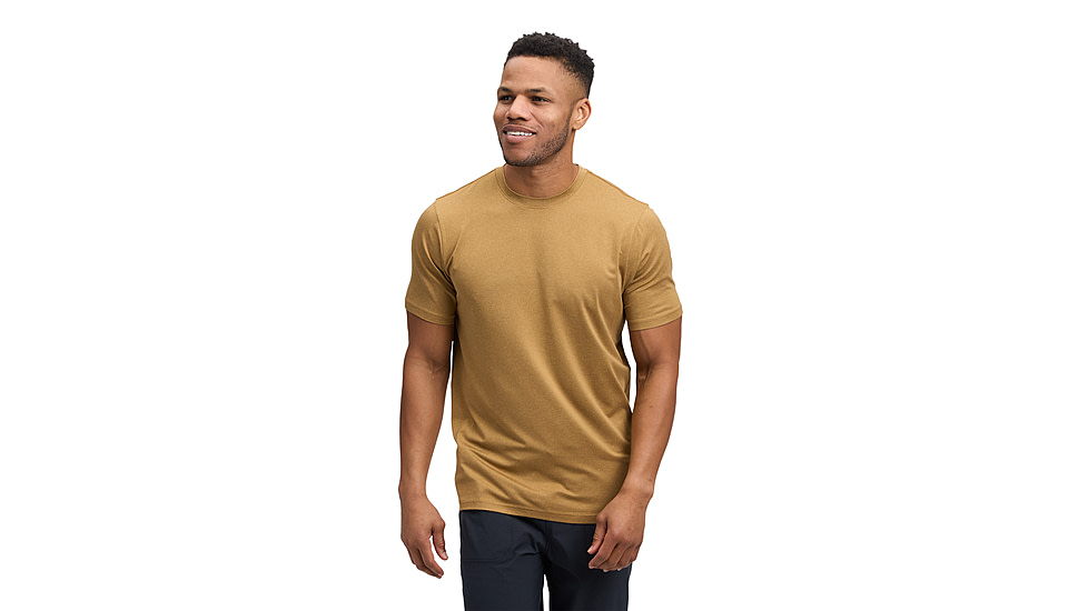 Black Diamond Circuit Short Sleeve Tee - Mens, Flax, Extra Large, AP7520162021XLG1