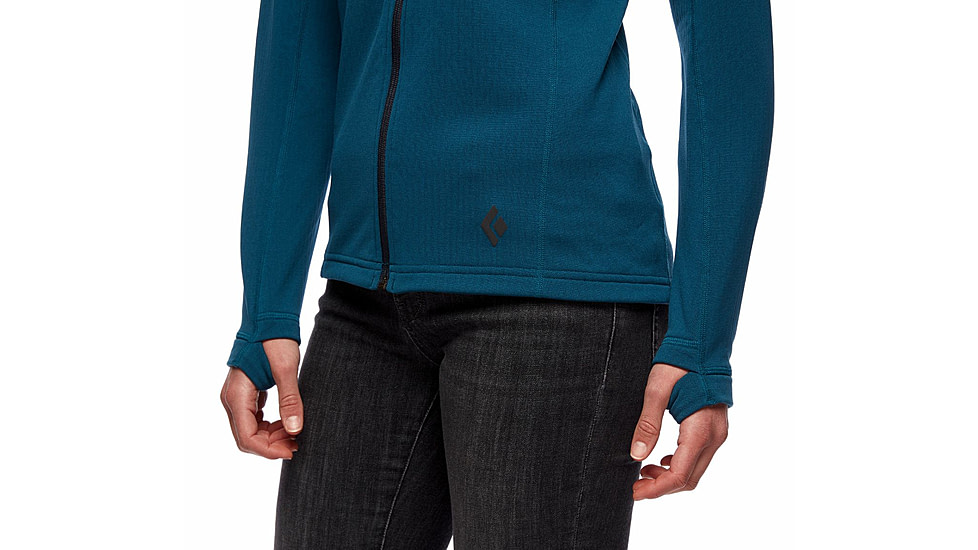 Black Diamond Coefficient Fleece Hoody - Womens, Azurite, Medium, AP7440214022MED1