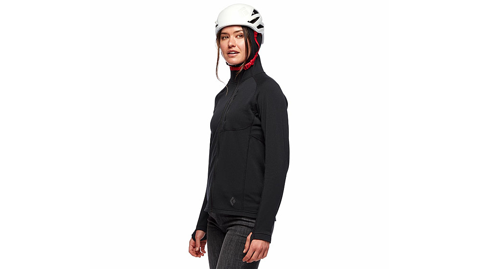 Black Diamond Coefficient Fleece Hoody - Womens, Black, Large, AP7440210002LRG1