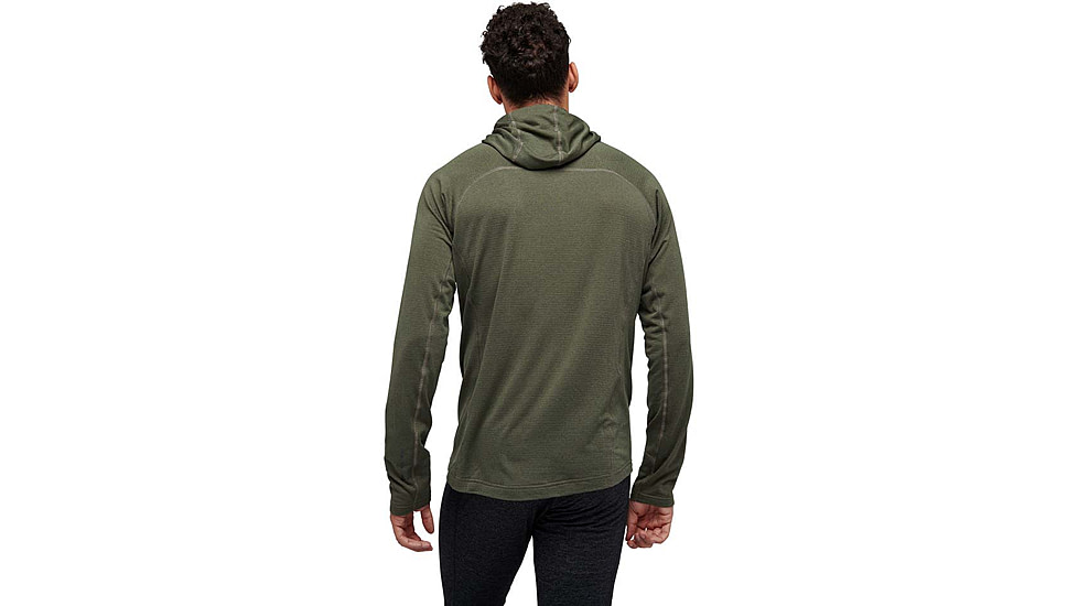 Black Diamond Coefficient LT Hybrid Hoody - Mens, Tundra/Black, Large, AP7440519116LRG1