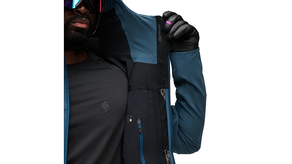 Black Diamond Dawn Patrol Hybrid Shell - Mens, Midnight Blue, Extra Large, AP7470054034XLG1