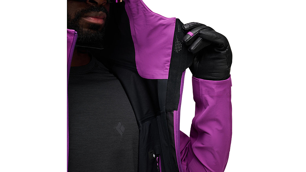 Black Diamond Dawn Patrol Hybrid Shell - Mens, Piton Purple, Medium, AP7470055022MED1