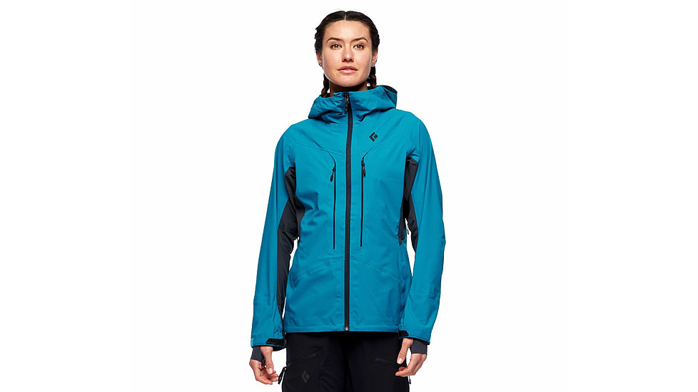 Black Diamond Dawn Patrol Hybrid Shell Jacket - Women's, Azul, Extra Small, AP7450054004XSM1