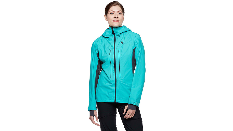 Black Diamond Dawn Patrol Hybrid Shell Jacket - Women's, Dark Patina, Extra Small, AP7450054050XSM1