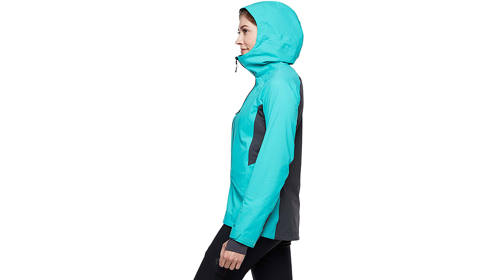Black Diamond Dawn Patrol Hybrid Shell Jacket - Women's, Dark Patina, Extra Small, AP7450054050XSM1