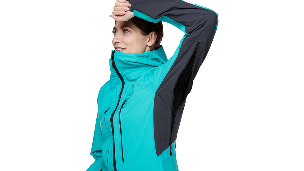 Black Diamond Dawn Patrol Hybrid Shell Jacket - Women's, Dark Patina, Extra Small, AP7450054050XSM1