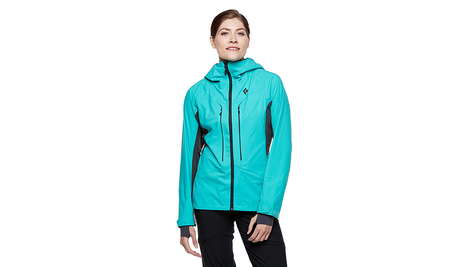 Black Diamond Dawn Patrol Hybrid Shell - Womens, Dark Patina, Extra Large, AP7450054050XLG1