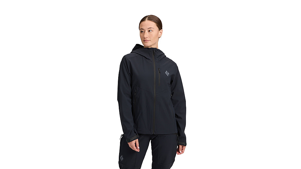 Black Diamond Dawn Patrol Softshell - Womens, Black, Medium, AP7470070002MED1