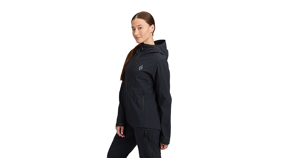 Black Diamond Dawn Patrol Softshell - Womens, Black, Medium, AP7470070002MED1