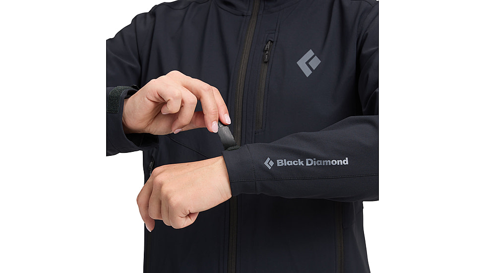 Black Diamond Dawn Patrol Softshell - Womens, Black, Medium, AP7470070002MED1