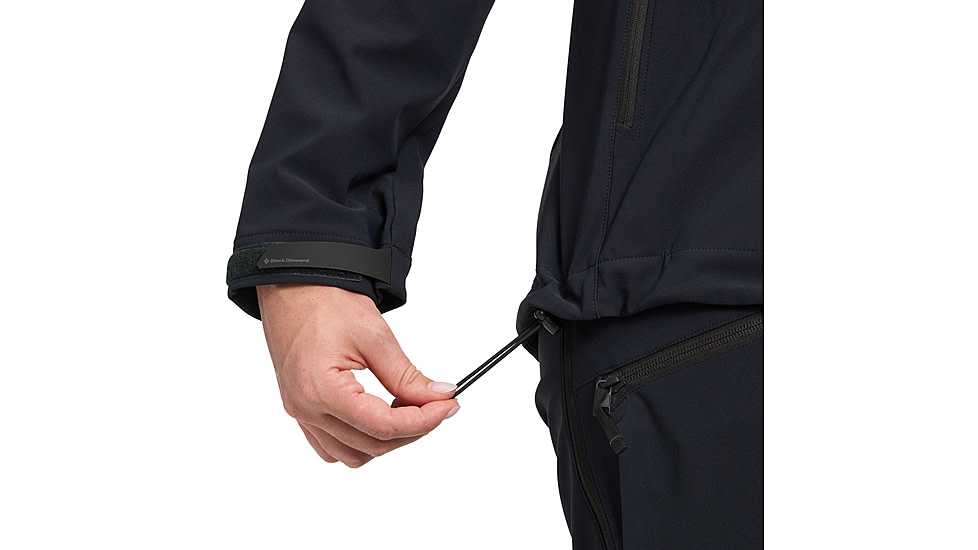 Black Diamond Dawn Patrol Softshell - Womens, Black, Medium, AP7470070002MED1