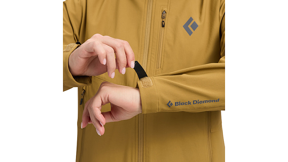 Black Diamond Dawn Patrol Softshell - Womens, Flax, Medium, AP7470072021MED1