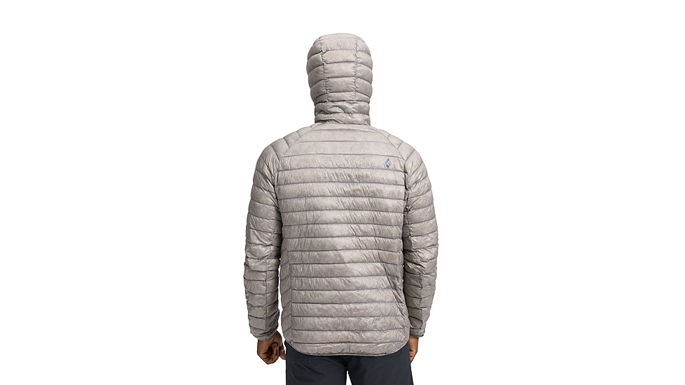 Black Diamond Deploy Down 0.5 Full Zip Hoody - Mens, Pewter, Small, AP7460081016SML1