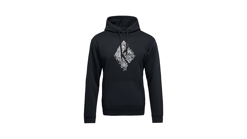 Black Diamond Engineered Diamond Pullover Hoody - Mens, Black, Small, AP7524630002SML1