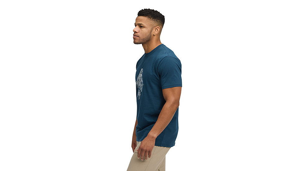 Black Diamond Engineered Diamond Short Sleeve Tee - Mens, Indigo, Large, AP7524724013LRG1