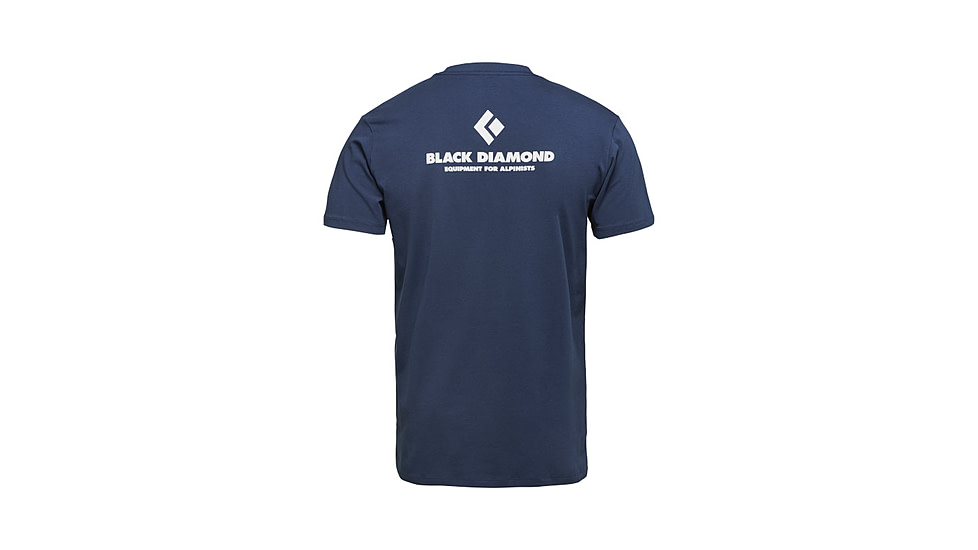 Black Diamond Equipment For Alpinist Short Sleeve T-Shirt - Mens, Indigo, Medium, APYL4X4013MED1