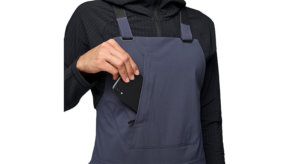Black Diamond Factor Bibs - Womens, Charcoal, Extra Large, AP7410260038XLG1