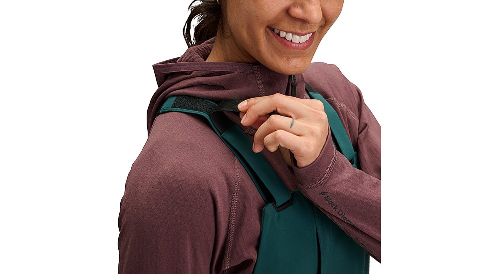 Black Diamond Factor Bibs - Womens, Deep Woods, Medium, AP7410263062MED1