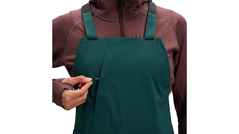 Black Diamond Factor Bibs - Womens, Deep Woods, Medium, AP7410263062MED1