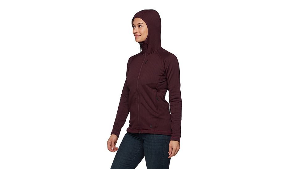 Black Diamond Factor Hoody - Womens, Bordeaux, Small, AP7440806018SML1