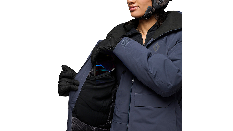 Black Diamond Factor Insulated Parka - Womens, Charcoal, Medium, AP7461070038MED1