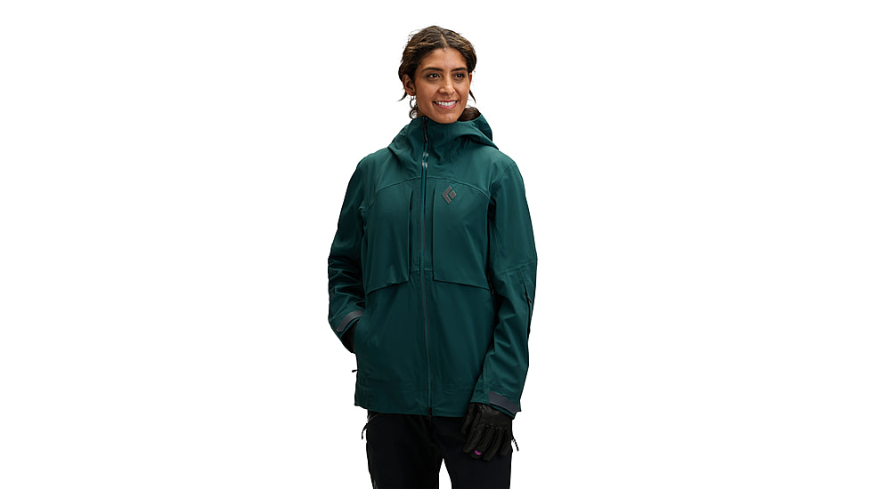 Black Diamond Factor Shell - Womens, Deep Woods, Large, AP7461083062LRG1