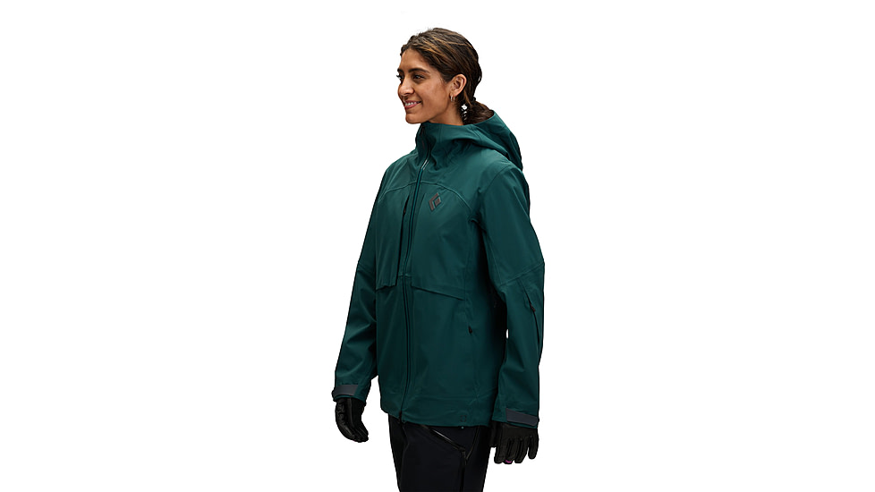 Black Diamond Factor Shell - Womens, Deep Woods, Large, AP7461083062LRG1