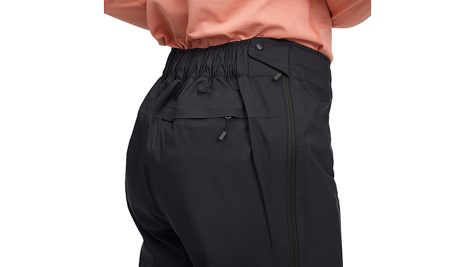 Black Diamond Fineline Stretch Full Zip Pants - Womens, Black, Small, AP7420140002SML1